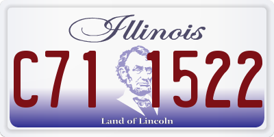 IL license plate C711522
