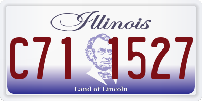 IL license plate C711527