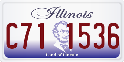 IL license plate C711536