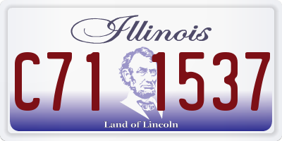 IL license plate C711537