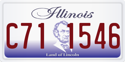 IL license plate C711546