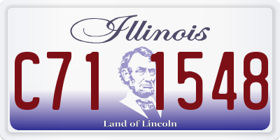 IL license plate C711548