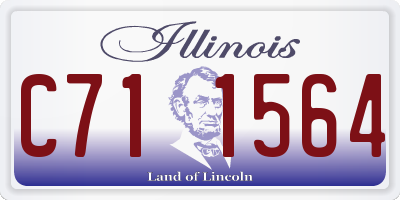 IL license plate C711564