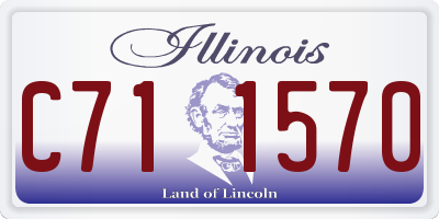IL license plate C711570
