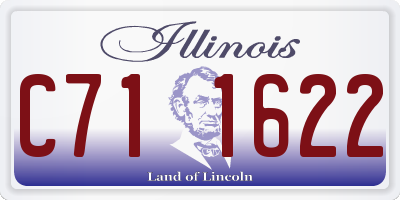IL license plate C711622