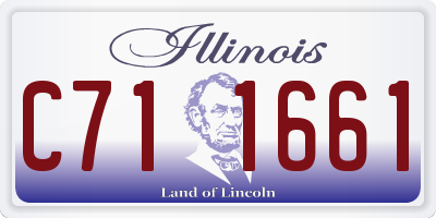IL license plate C711661
