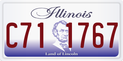 IL license plate C711767