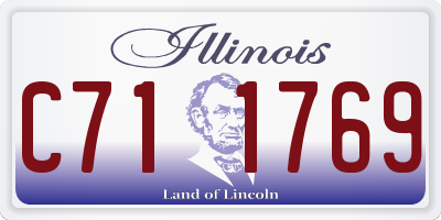 IL license plate C711769