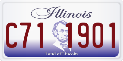IL license plate C711901