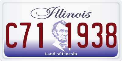 IL license plate C711938
