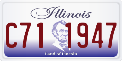 IL license plate C711947