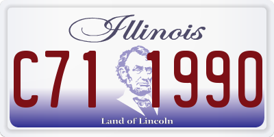 IL license plate C711990