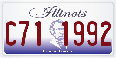 IL license plate C711992