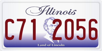 IL license plate C712056