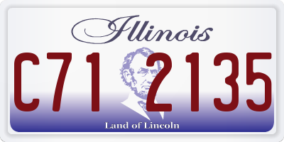 IL license plate C712135