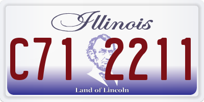 IL license plate C712211