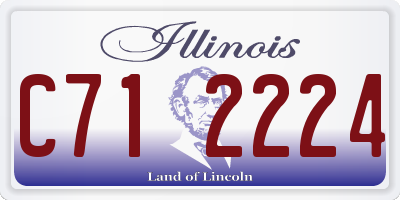IL license plate C712224