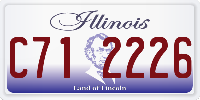 IL license plate C712226