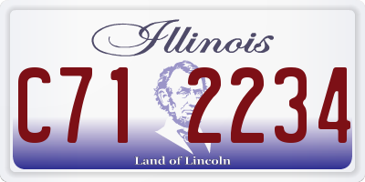 IL license plate C712234