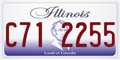 IL license plate C712255