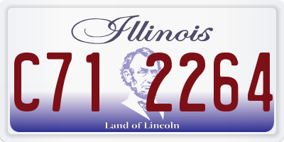 IL license plate C712264