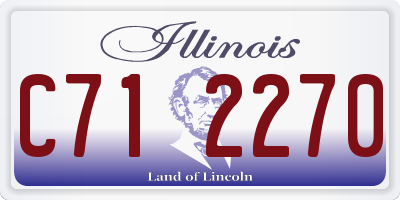 IL license plate C712270