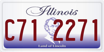 IL license plate C712271