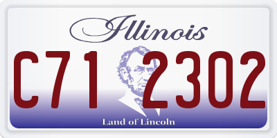 IL license plate C712302