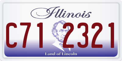 IL license plate C712321