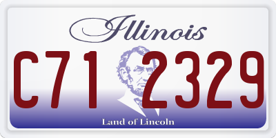 IL license plate C712329