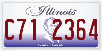 IL license plate C712364