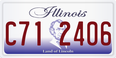 IL license plate C712406