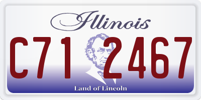 IL license plate C712467