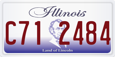 IL license plate C712484
