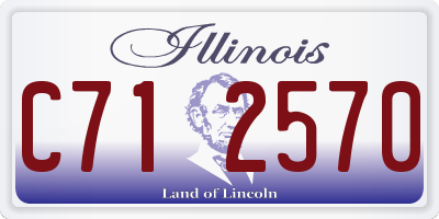 IL license plate C712570