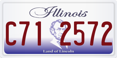 IL license plate C712572