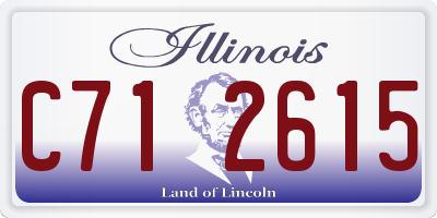 IL license plate C712615