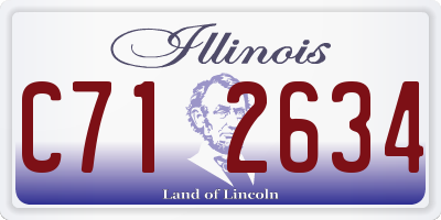 IL license plate C712634