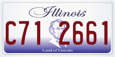IL license plate C712661