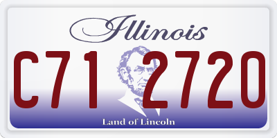 IL license plate C712720