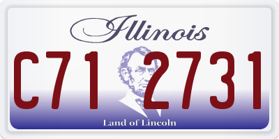 IL license plate C712731
