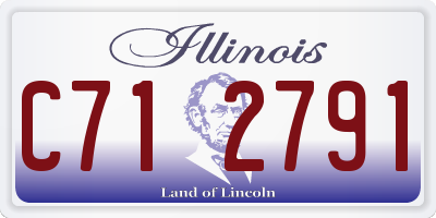 IL license plate C712791