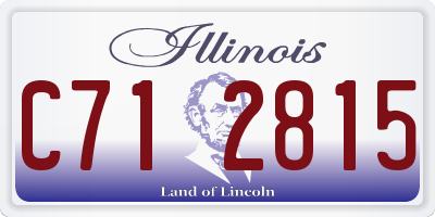 IL license plate C712815