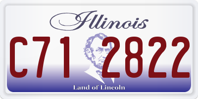 IL license plate C712822