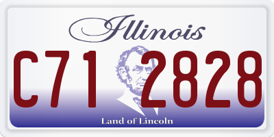 IL license plate C712828