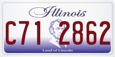 IL license plate C712862