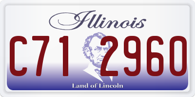 IL license plate C712960