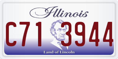 IL license plate C713944