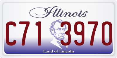 IL license plate C713970