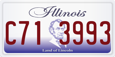IL license plate C713993